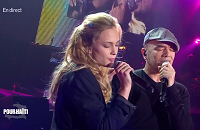 Nora Arnezeder et Pascal Obispo